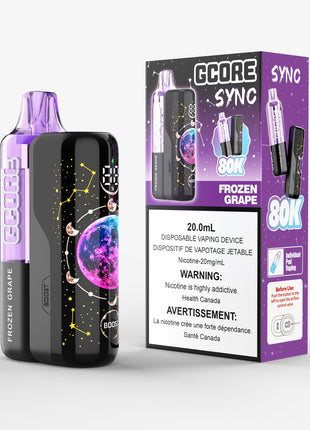 Gcore Sync 80K Disposable Pod - 20mL - Liberty Vape