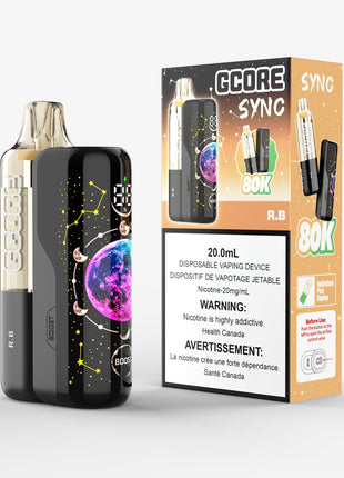Gcore Sync 80K Disposable Pod - 20mL - Liberty Vape