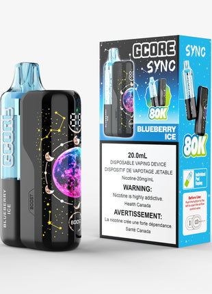 Gcore Sync 80K Disposable Pod - 20mL - Liberty Vape