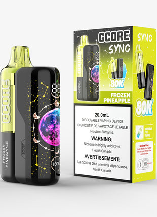 Gcore Sync 80K Disposable Pod - 20mL - Liberty Vape