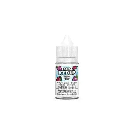 Grape Ice Nic Salt - ICED Up Salts - 30mL - Liberty Vape