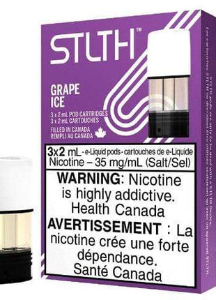Grape Ice - STLTH Pods - (Bold/Salt Nic) - Liberty Vape