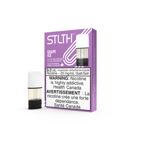 Grape Ice - STLTH Pods - (Bold/Salt Nic) - Liberty Vape