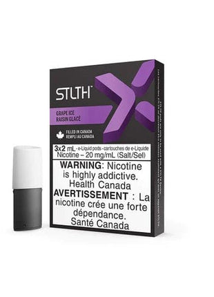 Grape Ice STLTH X - STLTH Pods - (Bold/Salt Nic) - Liberty Vape