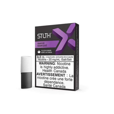 Grape Ice STLTH X - STLTH Pods - (Bold/Salt Nic) - Liberty Vape