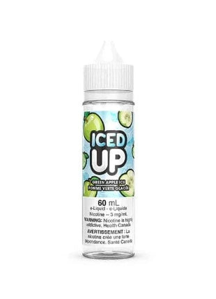 Green Apple Ice - ICED UP E-Liquid - 60mL - Liberty Vape