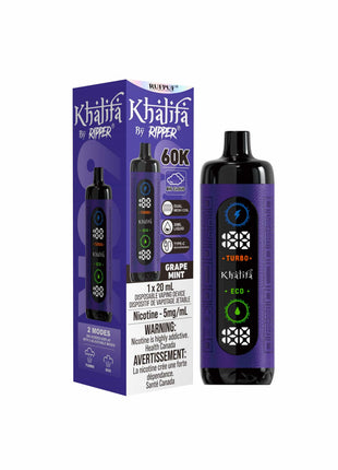 Khalifa Bar 60K Disposable Vape - 20mL (5mg) - Liberty Vape