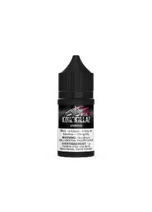 Koil Killaz - AMBUSH Salt Nic E-Liquid - 30mL - Liberty Vape