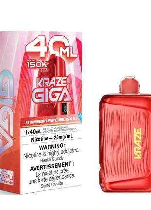 Kraze Giga 150K Disposable Vape - 150000 Puffs - 40mL