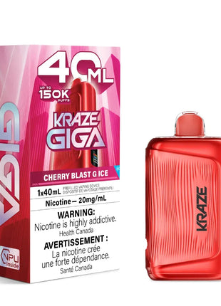 Kraze Giga 150K Disposable Vape - 150000 Puffs - 40mL