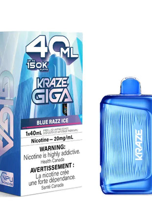 Kraze Giga 150K Disposable Vape - 150000 Puffs - 40mL