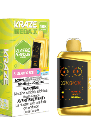 Kraze Mega X 48K Disposable Vape - 48000 Puffs - 20mL - Kraze Disposables - Liberty Vape