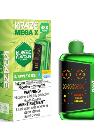 Kraze Mega X 48K Disposable Vape - 48000 Puffs - 20mL - Kraze Disposables - Liberty Vape