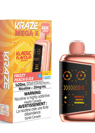 Kraze Mega X 48K Disposable Vape - 48000 Puffs - 20mL - Kraze Disposables - Liberty Vape