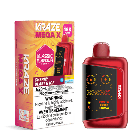 Kraze Mega X 48K Disposable Vape - 48000 Puffs - 20mL - Liberty Vape