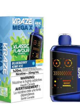 Kraze Mega X 48K Disposable Vape - 48000 Puffs - 20mL - Kraze Disposables - Liberty Vape