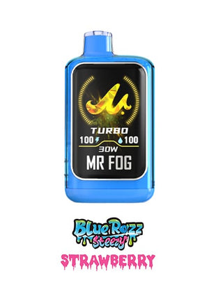 Mr Fog Nova 36K Disposable Vape — 36000 Puffs — 20mL – Blue Razz Steezy Strawberry