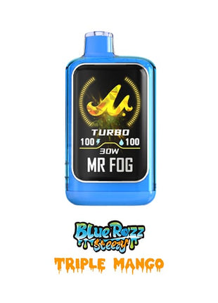 Mr Fog Nova 36K Disposable Vape — 36000 Puffs — 20mL – Blue Razz Steezy Triple Mango