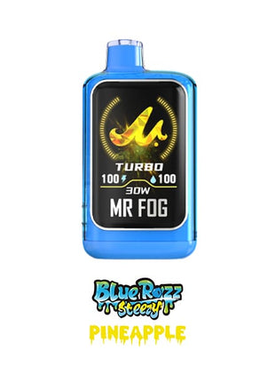 Mr Fog Nova 36K Disposable Vape — 36000 Puffs — 20mL – Blue Razz Steezy Pineapple