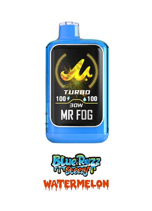 Mr Fog Nova 36K Disposable Vape — 36000 Puffs — 20mL – Blue Razz Steezy Watermelon