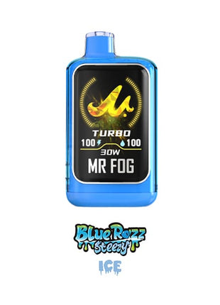 Mr Fog Nova 36K Disposable Vape — 36000 Puffs — 20mL – Blue Razz Steezy ICE