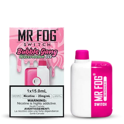 Mr Fog Switch Charge Time Mr Fog Switch Disposable Vape - 5500 Puffs - 15mL Mr Fog Switch Charge Time Mr Fog Switch Disposable Vape - 5500 Puffs - 15mL