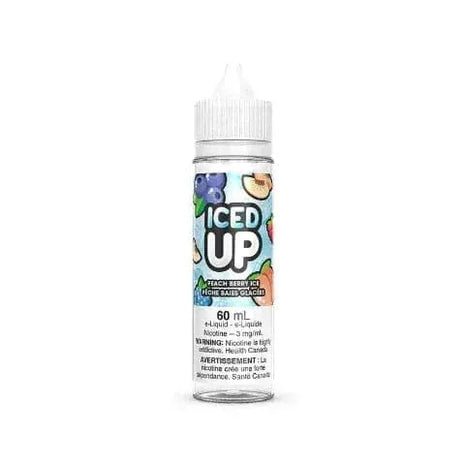 Peach Berry Ice - ICED UP E-Liquid - 60mL - Liberty Vape
