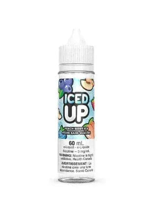 Peach Berry Ice - ICED UP E-Liquid - 60mL - Liberty Vape