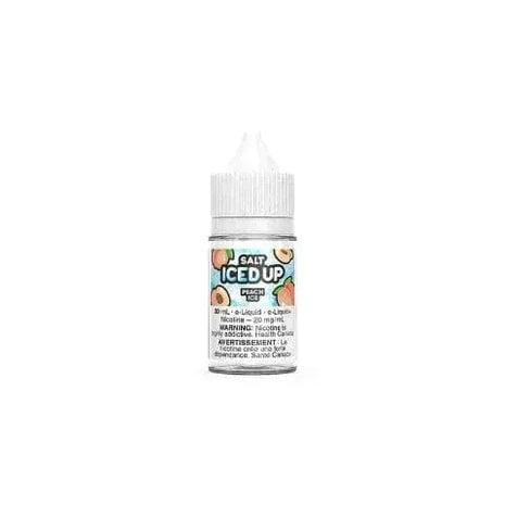 Peach Ice Nic Salt - ICED Up Salts - 30mL - Liberty Vape