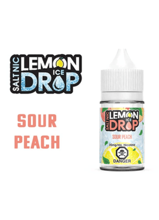 Peach Salt Nic - Lemon Drop ICE Salts - 30mL - Liberty Vape