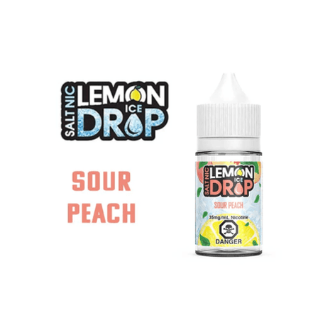 Peach Salt Nic - Lemon Drop ICE Salts - 30mL - Liberty Vape