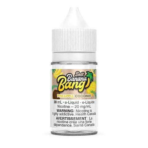 Pineapple Coconut Salt Nic - Banana Bang Salt - 30mL | Banana Bang |  Liberty Vape Canada