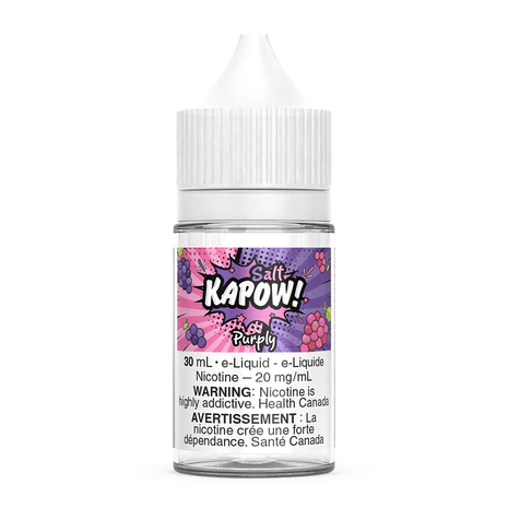 PURPLY Nic Salts - Kapow Salt E-Liquid - 30mL - Liberty Vape