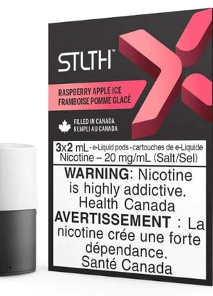 Raspberry Apple Ice STLTH X - STLTH Pods - (Bold/Salt Nic) - Liberty Vape