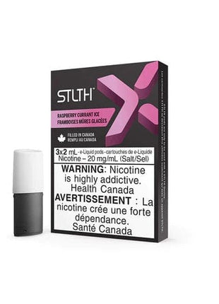 Raspberry Currant Ice STLTH X - STLTH Pods - (Bold/Salt Nic) - Liberty Vape