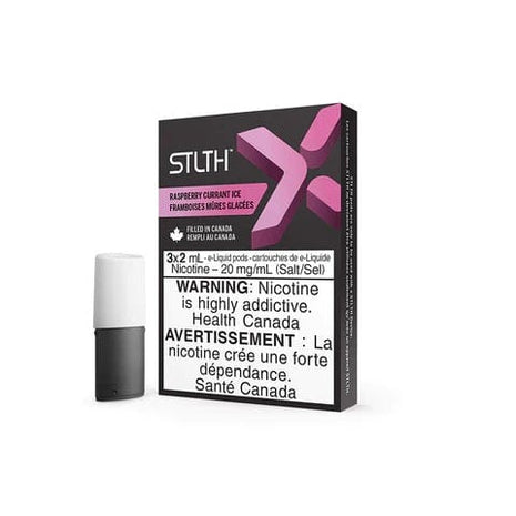 Raspberry Currant Ice STLTH X - STLTH Pods - (Bold/Salt Nic) - Liberty Vape