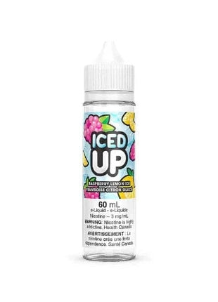 Raspberry Lemon Ice - ICED UP E-Liquid - 60mL - Liberty Vape