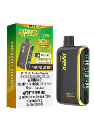Ripper Turbo 3 50K Disposable Vape by RufPuf - 50000 Puffs - 20mL - Ripper - Liberty Vape