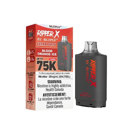 Ripper X 75K Pods by RufPuf - All Flavours - 75,000 Puffs - 20mL - Liberty Vape