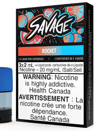 Rocket - Savage - STLTH Pods - (Bold/Salt Nic) - Liberty Vape