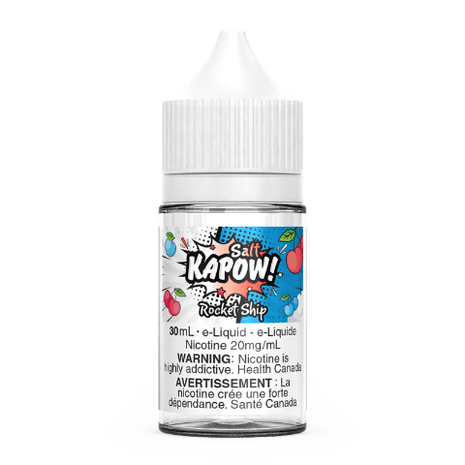 Rocket Ship Nic Salts - Kapow Salt E-Liquid - 30mL - Liberty Vape
