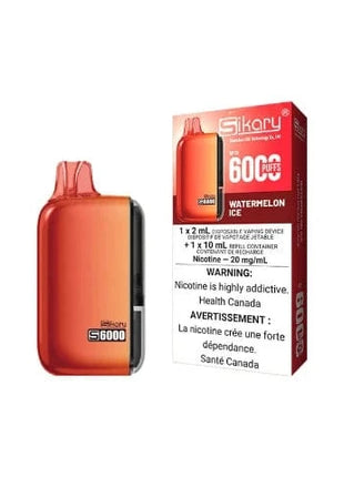 Sikary S6000 Disposable Vape - 6000 Puffs - 5/Pack - Liberty Vape