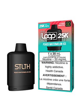 STLTH Loop 25K Pod Pack – Peach Watermelon Ice