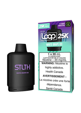 STLTH Loop 25K Pod Pack – White Grape Ice
