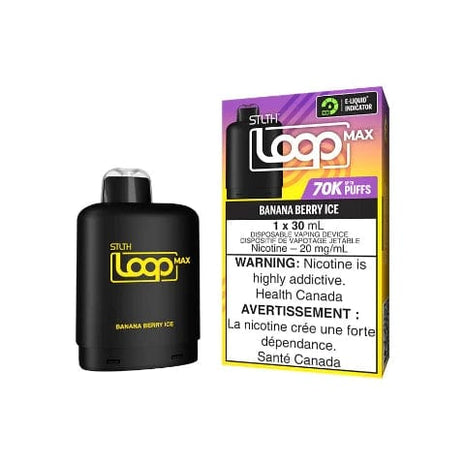 STLTH LOOP MAX 70K Pods - All Flavours - 70000 Puffs - 30mL  - 1/Pack - Liberty Vape