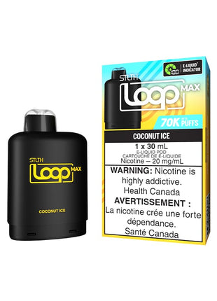STLTH Loop Max 70K Pods — 70,000 Puffs — 30mL – Coconut Ice