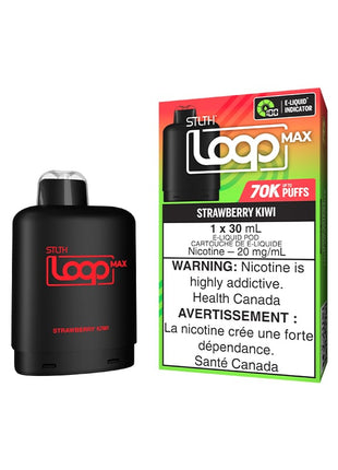 STLTH Loop Max 70K Pods — 70,000 Puffs — 30mL – Strawberry Kiwi