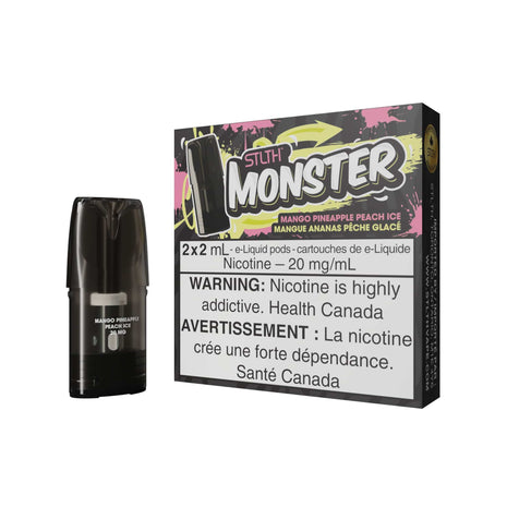 STLTH Monster Pod Pack Mango Pineapple Peach ICE - Liberty Vape