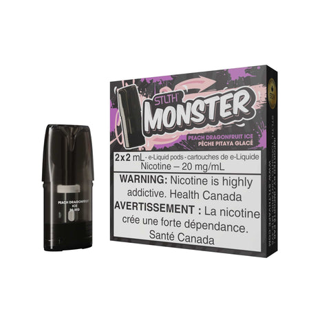 STLTH Monster Pod Pack Peach Dragonfruit ICE - Liberty Vape