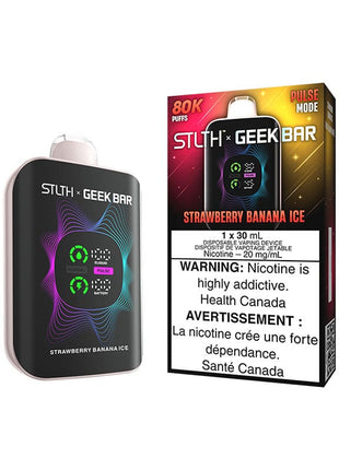 STLTH x Geek Bar Disposable – Strawberry Banana Ice